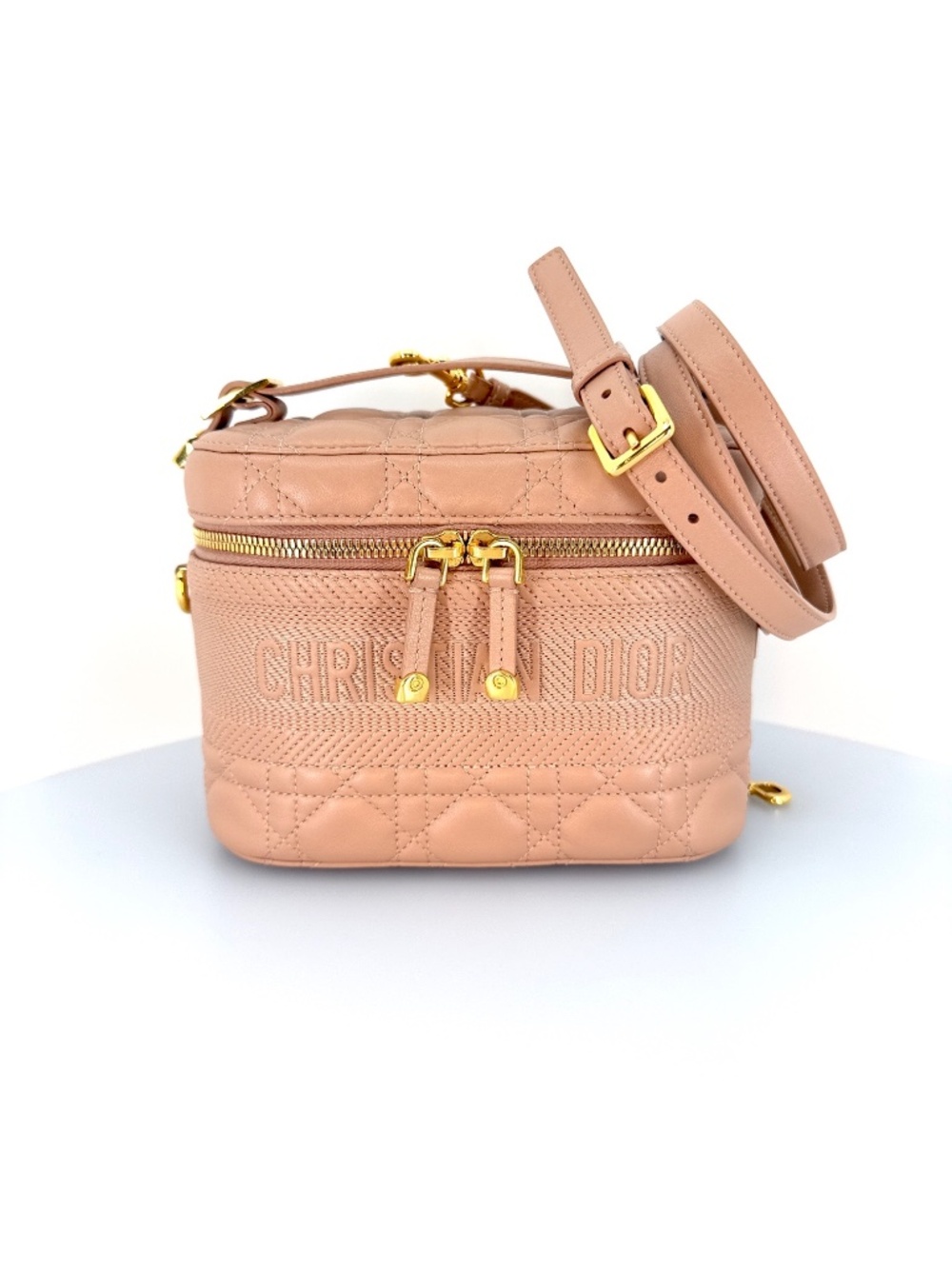 Dior Travel Vanity Bag - Rose Des Vents - Picture 13 of 13